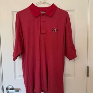 Tampa Bay Buccaneers Cutter & Buck Red Polo Shirt - Men’s Large